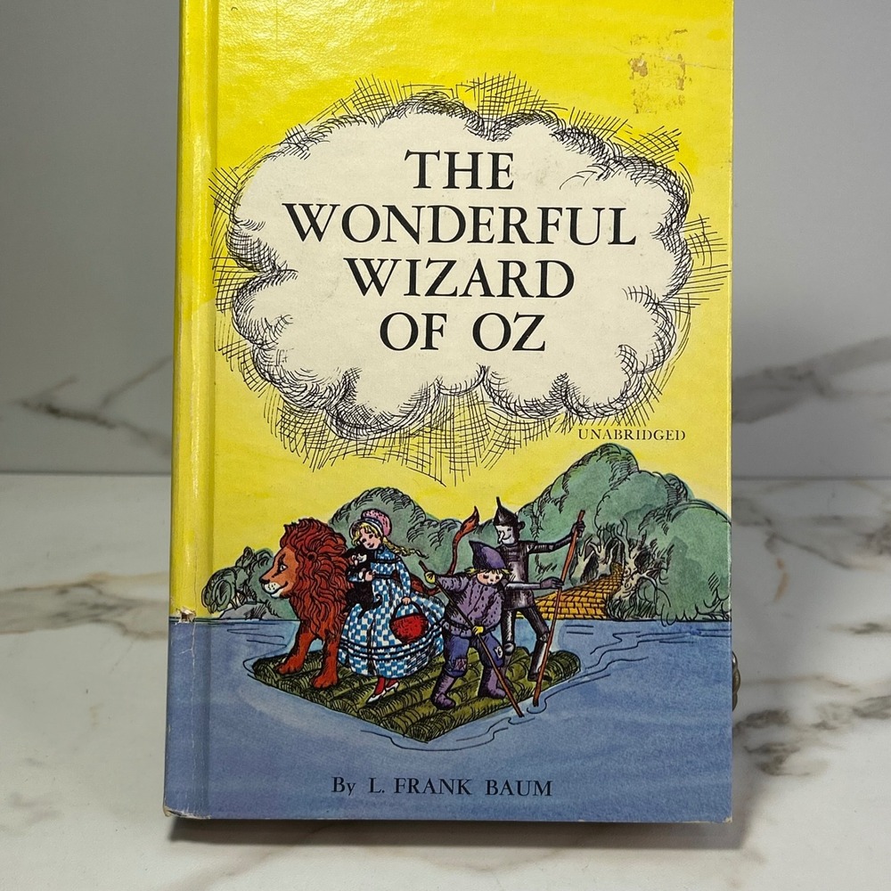 Vintage 1970 The Wonderful Wizard of Oz Whitman Classics Hardcover L Frank Baum